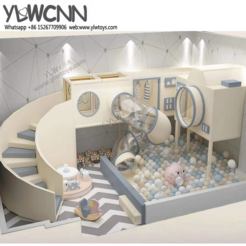 YLWCNN Ball Pool Fence Akcesoria dla dzieci Kryty miękki plac zabaw Park Kids Plastikowa rurka Slide Park Ball Pool Miękkie zabawki do zabawy