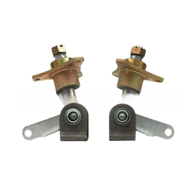 Suitable for DIY four‑wheel kart, ATV front steering claw shaft steering knuckle three‑hole flange pair lock buckle