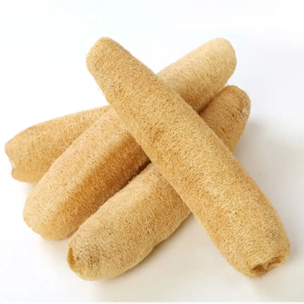 Natural Loofah Luffa Sponge Non-stick Long Body Shower Sponge Ecological Planting Good Absorbency Dishwashing Artifact