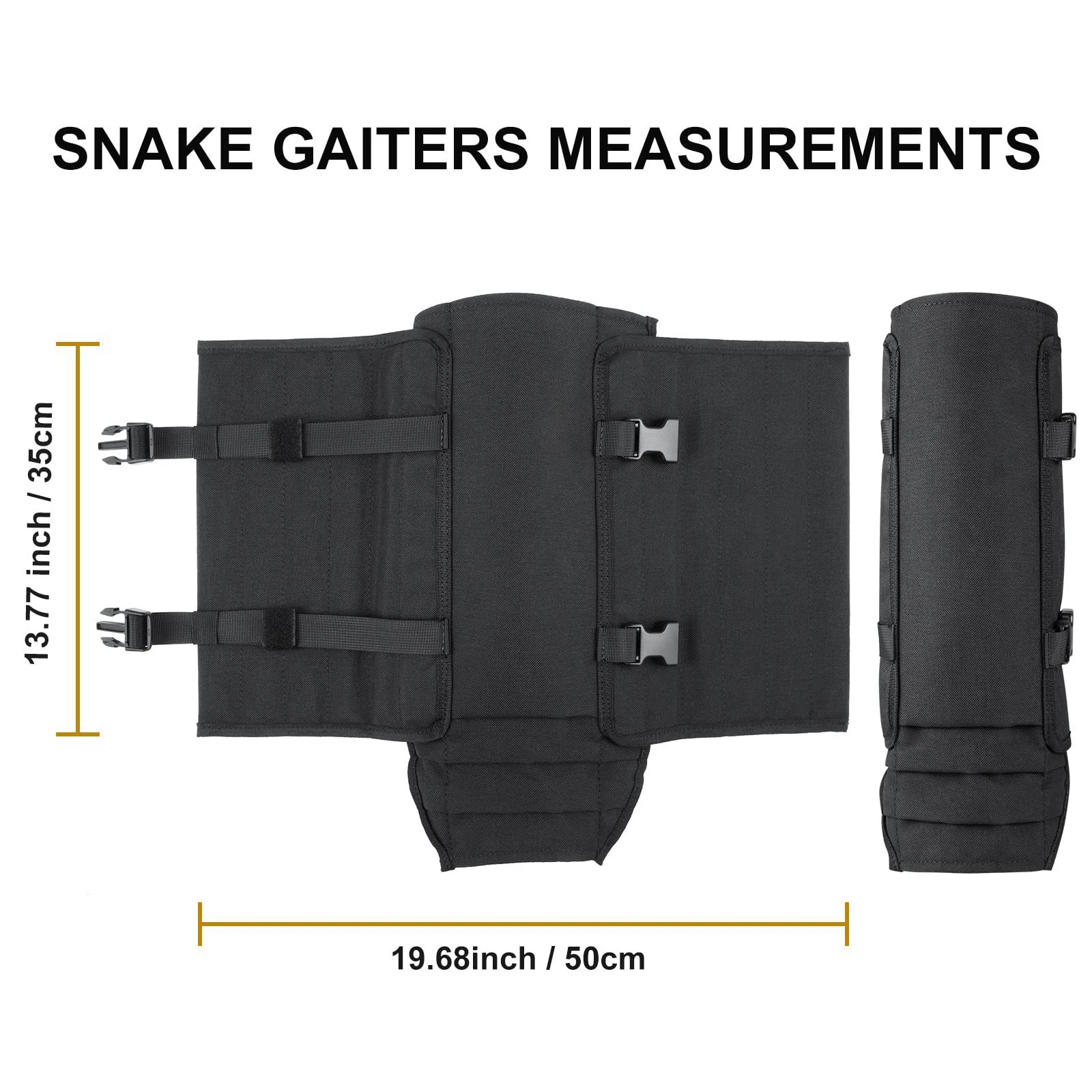 Snake Gaiters Leg Guards Waterproof Adjustable Snakes Bite Protection Snakes Bite Protective Gaiter Chaps for Men&Women view 5