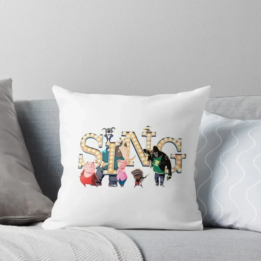 

Sing Movie picture style Throw Pillow christmas pillow case Decorative Cushion Decorative Sofa Cushions pillow