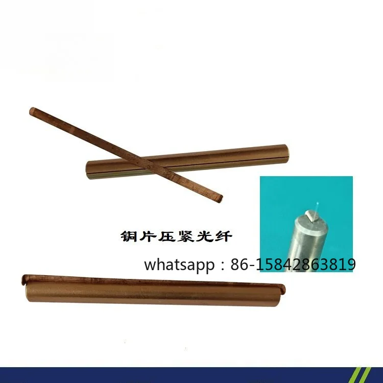 BHFH01 Copper Bare Fiber Fixture, Optical Uncoated Fiber Clamping Holder for Optical Fiber Test Experiment