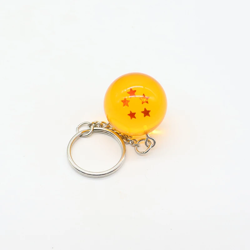 New Dragon Ball Keychain Wishing Gift Toy Summoning God Dragon Star Ball Dragon Ball Cartoon Pendant Anime Pendant Toy Gifts