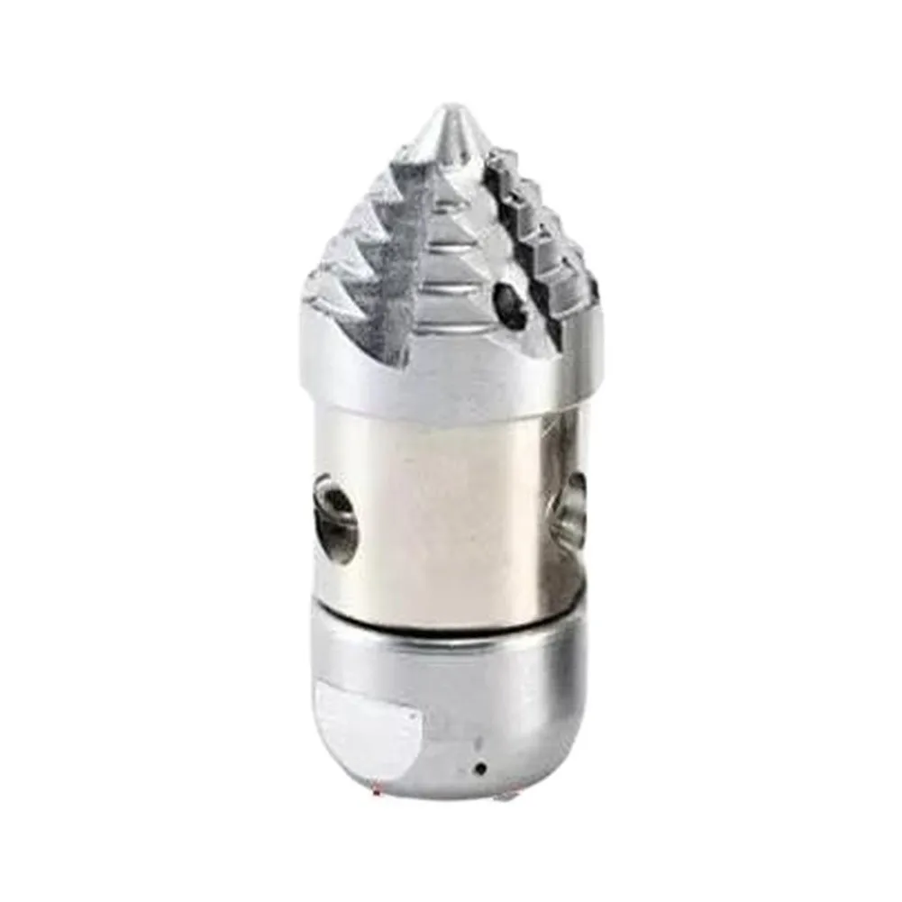 Metal High Pressure Rotary Jetting Nozzle with G38 Thread Interface for Municipal and Residential Pipe Cleaning