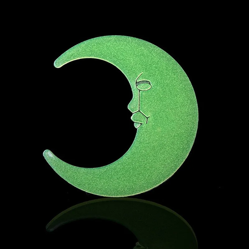 20pcs Luminous Moon Wall Stickers Bedroom Decorations Glow in the Dark Living Room Ceiling Decor