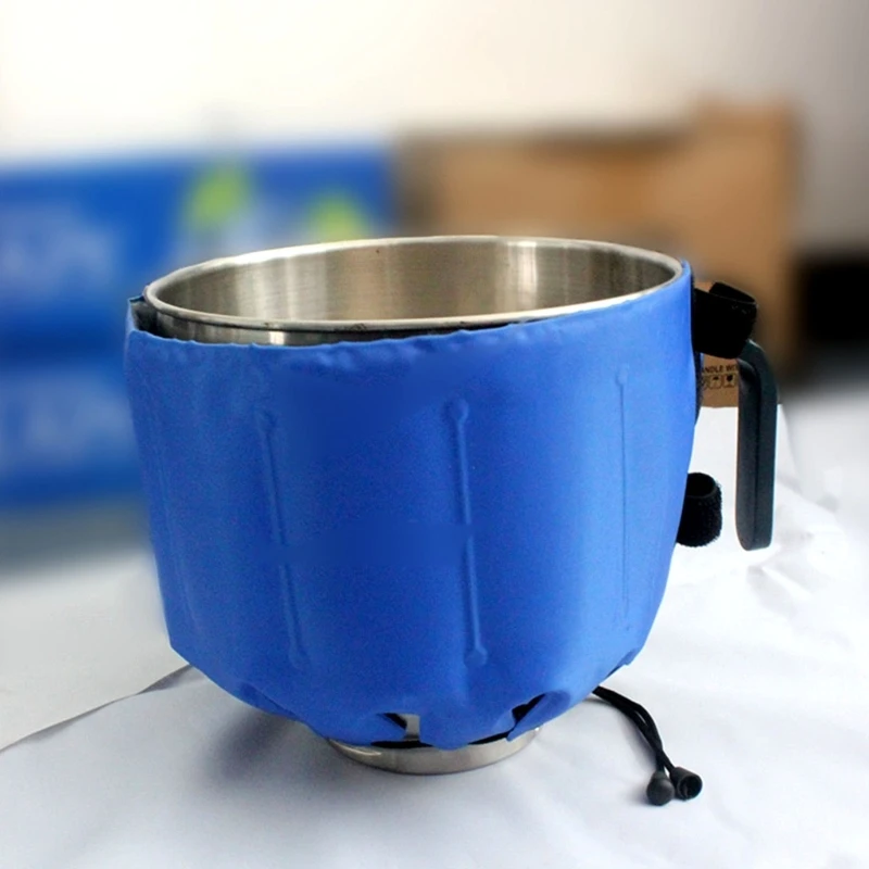 Mixer Bowl Chiller Wrap with Reusable Cooling Pack Design, Adjustable Drawstring Bowl Sleeve for Dough Mixing, Dessert Making