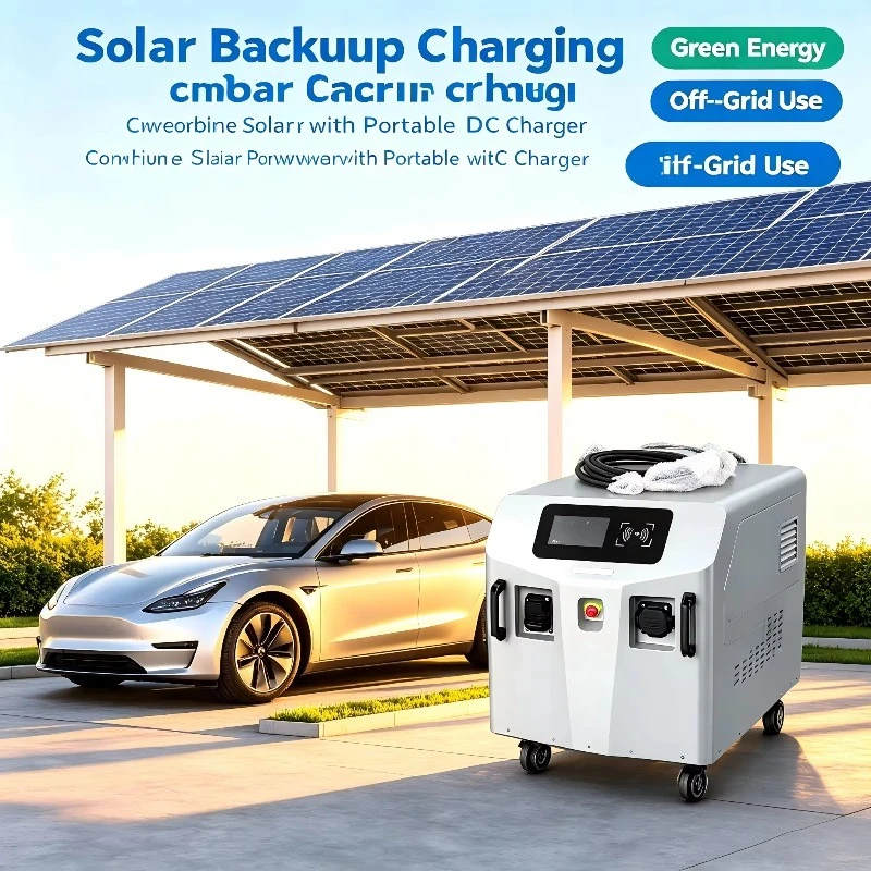 11kW CCS2 Mobile EV Charger 11kWh DC EV Charging Station Battery Storage Power Bank for Electric Car