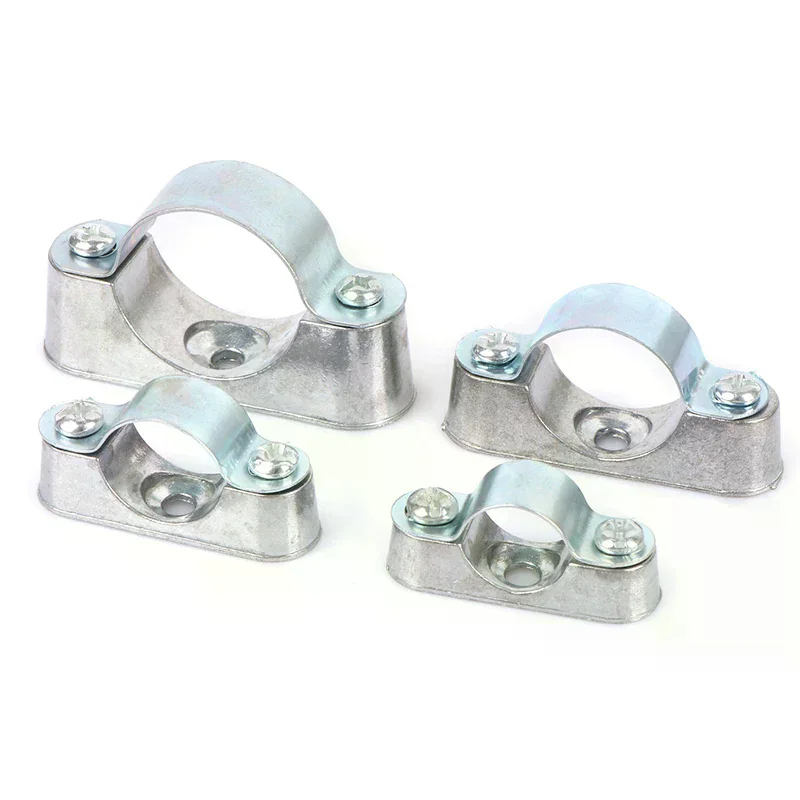 16mm 20mm 25mm 32mm Wall 5pcs Pipe Clamp with Screw From the Yards Away Of Card Line Clip