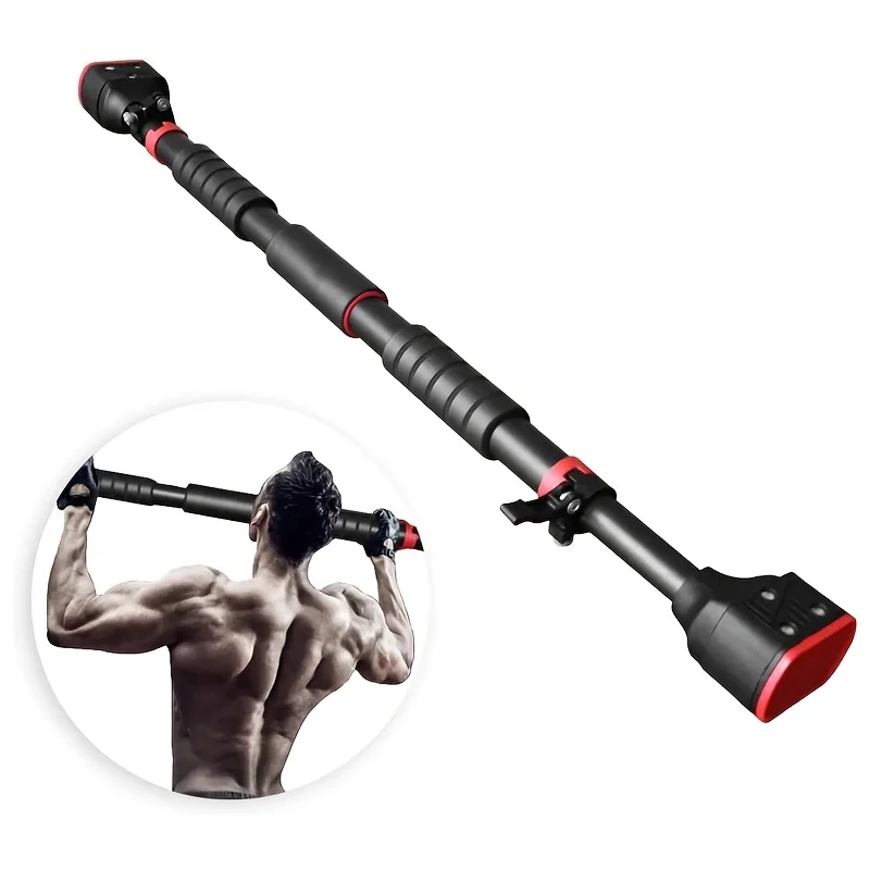 Equipo de Fitness para el hogar, barra Horizontal para estiramiento, barra colgante, dispositivo de dominadas de pared interior, sin puerta perforadora, barra individual