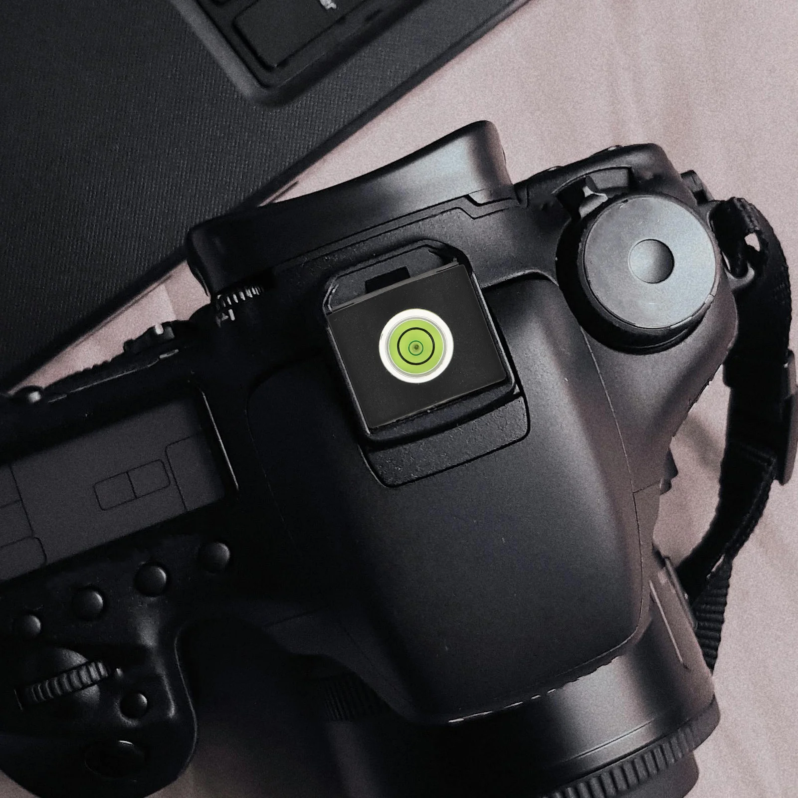 Spirit Level Hot Shoe Mount SLR Camera Alignment Tool Leveler Acrylic Leveling Indicator