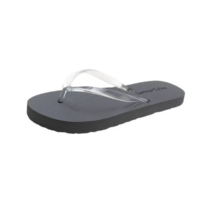New style of flip flops for women's beach slippers, anti slip, fashionable seaside style, clip on, anti slip sandals