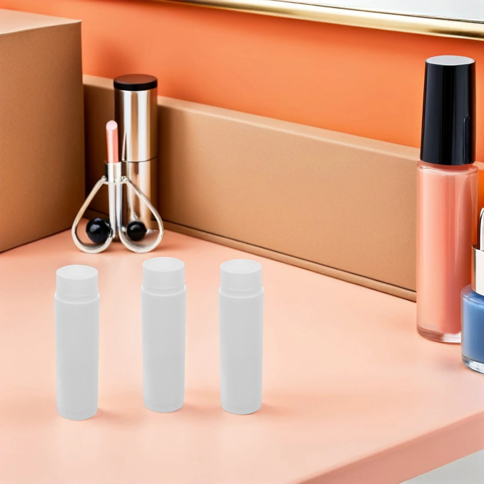 30Pcs Rotatable Lipstick Tubes Empty 15G Lip Balm Containers Refillable Portable Makeup Storage for Travel DIY