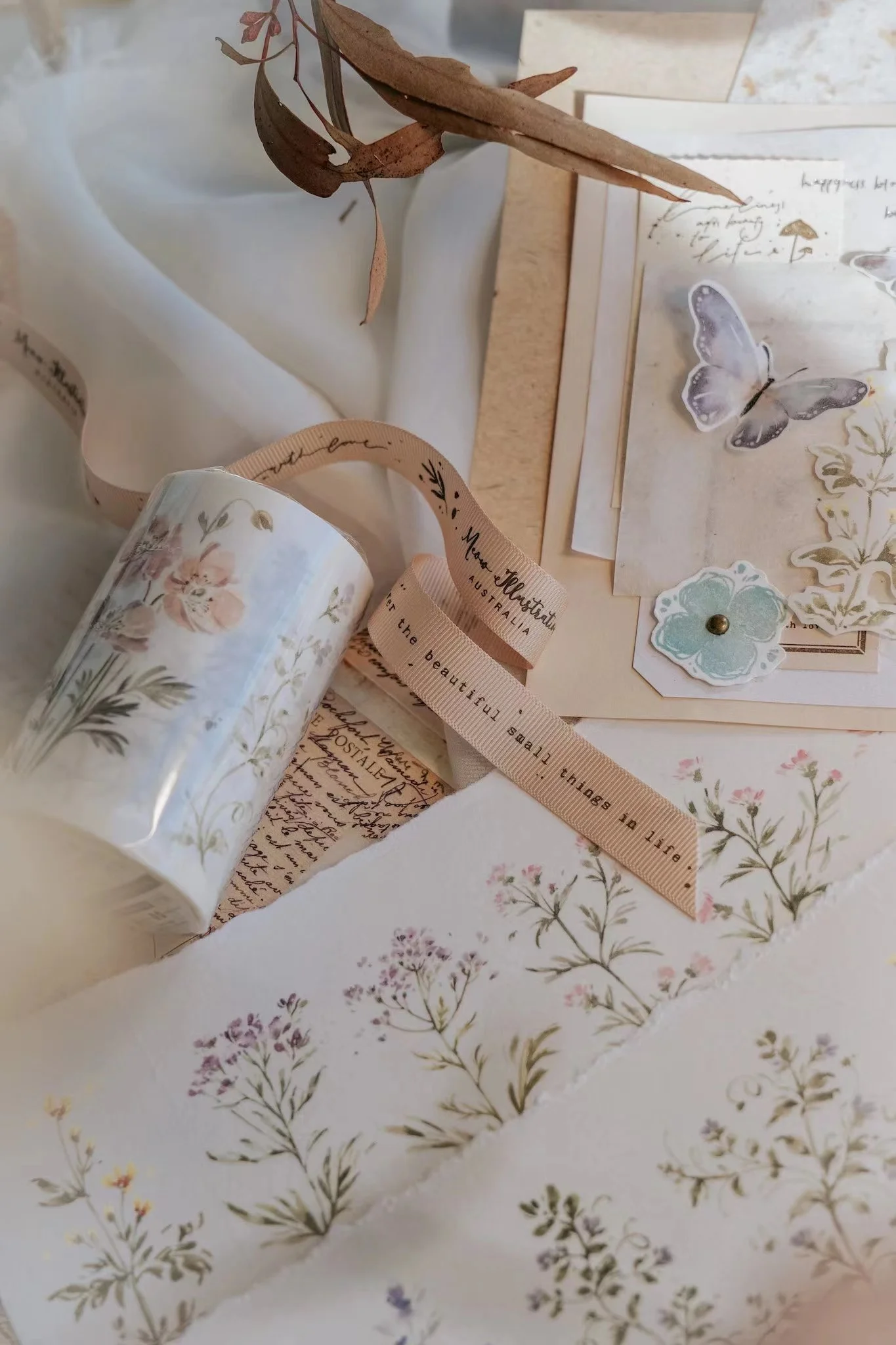 Meow Vintage Wonderful Weeds Washi Masking Tape for Planner Card Making DIY Scrapbooking Plan Decorative Sticker - view 6