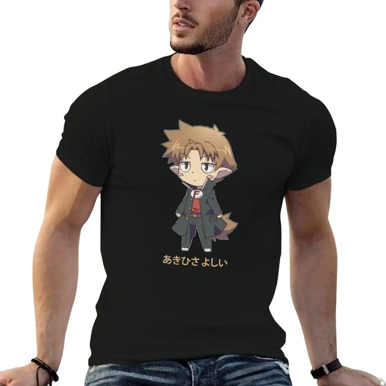 

baka and test anime character T-Shirt gifts for boyfriend T-shirts man T-shirts oversize boys animal print plain t shirts men