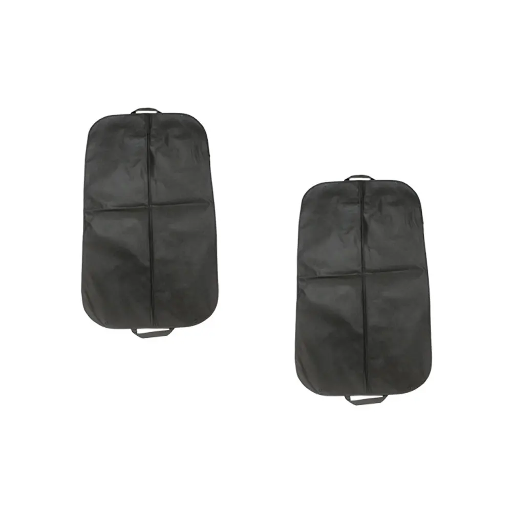 

2Pcs Suit Storage Bag for Travel Premium Non-Woven Coat Cover with Zipper Heavy-Duty Dust-Proof Protection for Formal Dresses