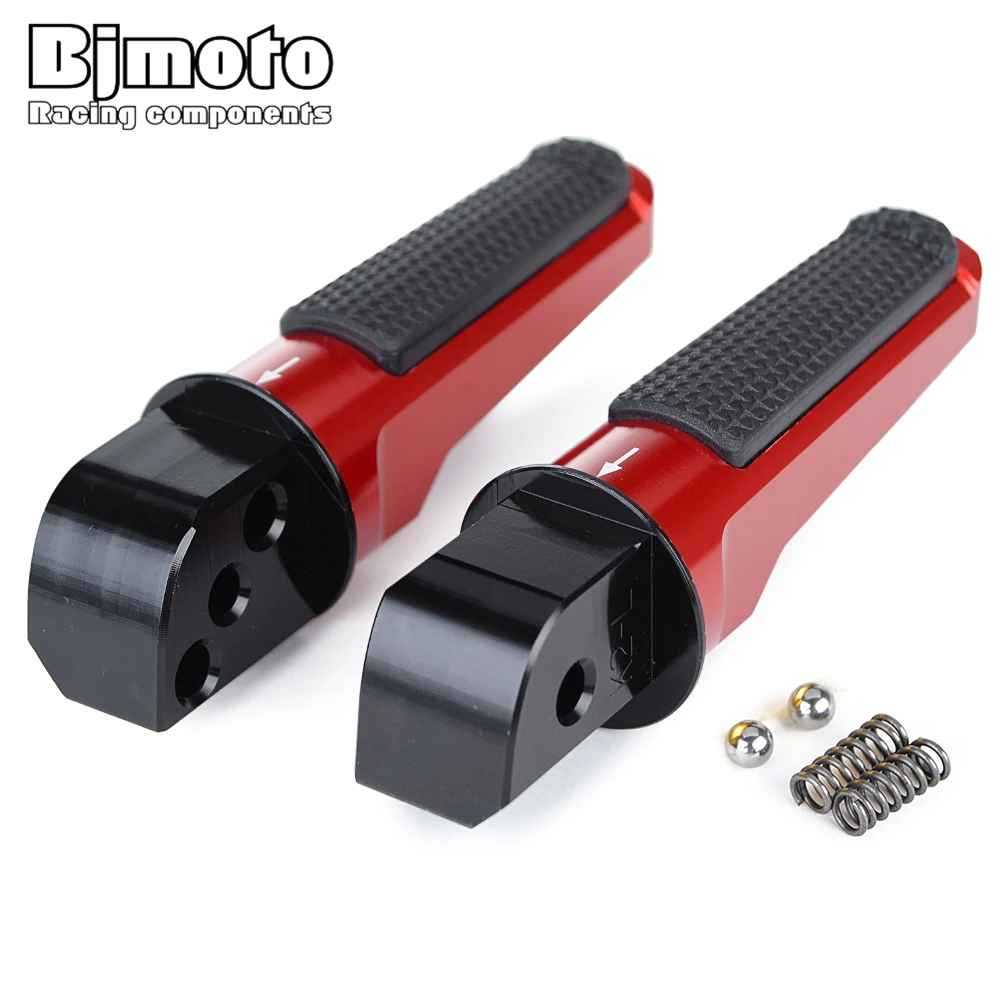 Motorcycle Rear Foot Pegs Passenger Pedal For KAWASAKI ER-6F ER-6N ER6F ER6N NINJA 400 650 H2 SX VERSYS 650 1000 Z400 Z650