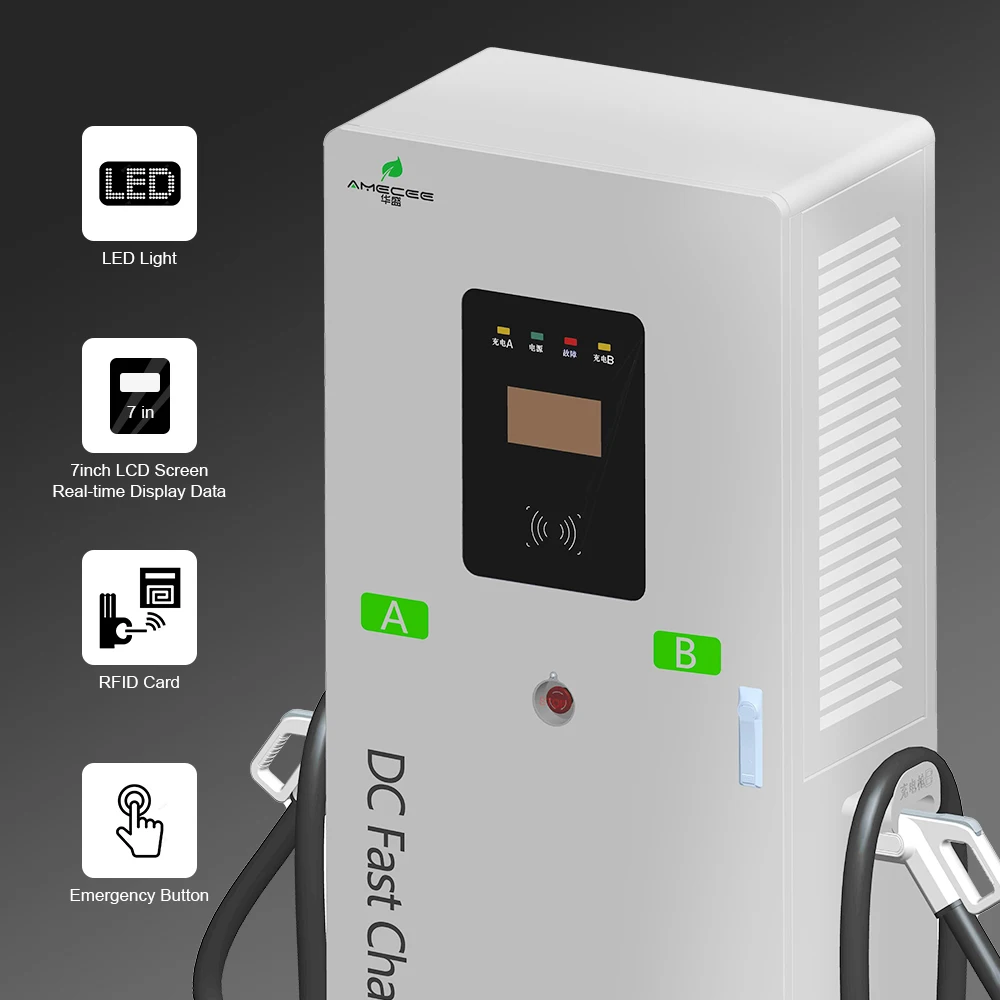 Dc 120kw Fast Ev Charger Station Electric Vehicle Charging Station Ocpp Dc Charger Ev Charging Station