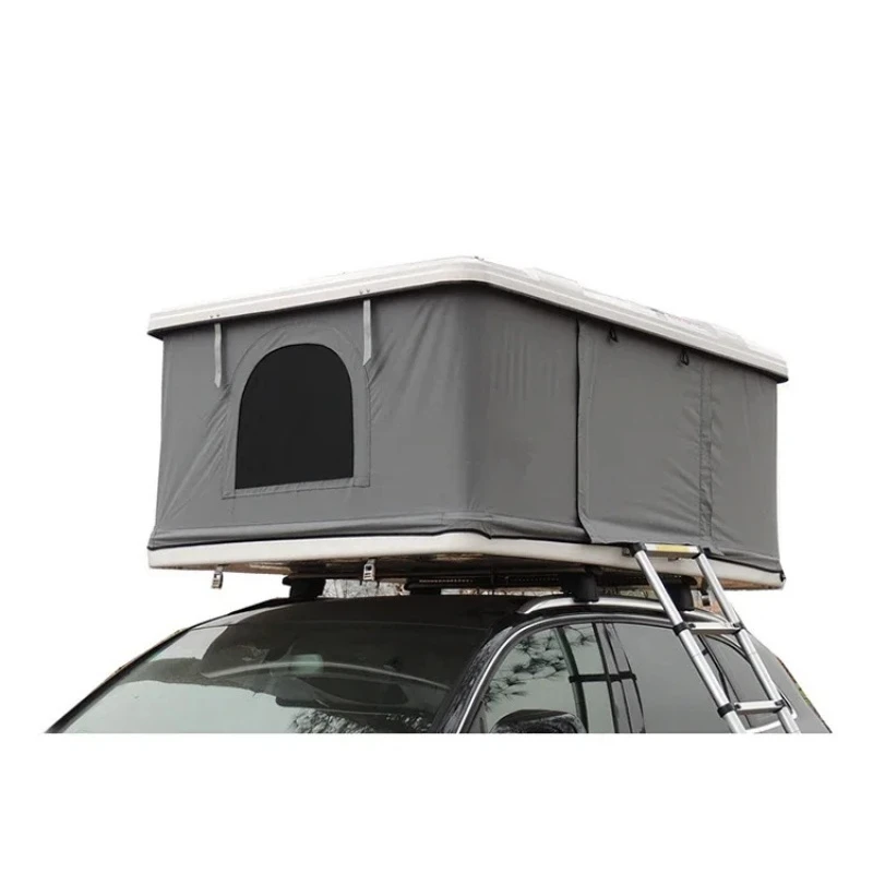 Professional Fiberglass Hard Rooftop Tent 3 Person Outdoor Camping Auto Parts
