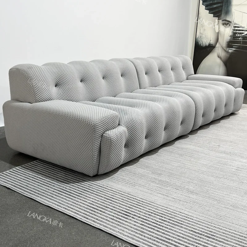 C Vacuum compression sofa Rochburg sofa  minimalist straight row
