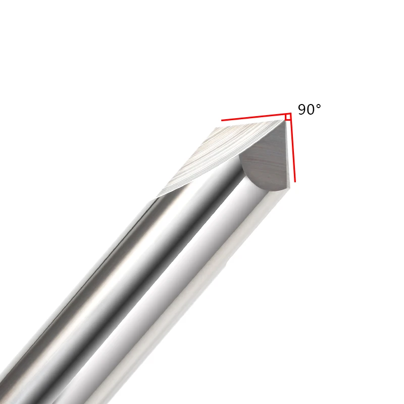 1PC Chamfering Milling Cutter 60 90 120 Degree Coated 3 Flute Chamfer End Mill Carbide CNC Tungsten Steel Milling Cutter Endmill