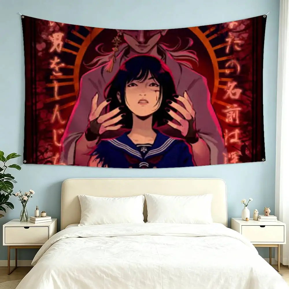 H-Hinako shimizu silent H-hill Flag Suitable For Party Club Outdoor Interior Wall Decoration Banner Fans Gift