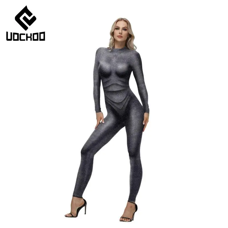 Estrela trekking filme cosplay traje sete de nove macacão halloween feminino bodysuit roupas de festa de férias comic con vestir-se