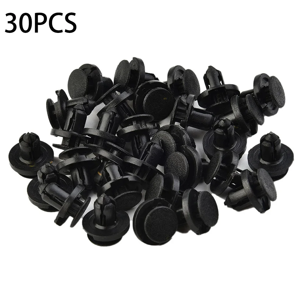 

30x Car Rivets Clips Push Fender Retainer Bumper Fastener Kits 11mm Hole For Honda-Civic Auto Fastener Clip Accessories