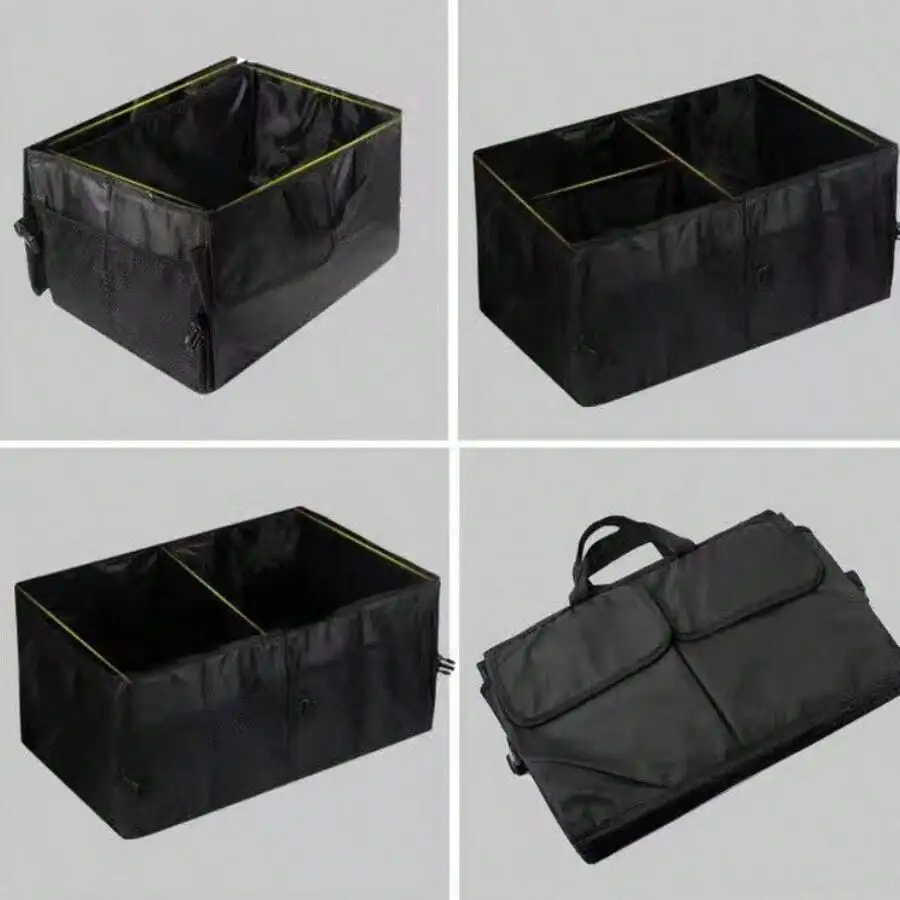Large Foldable Car Trunk Storage Box Universal And Versatile For Camping, Outdoor Activities, And Storage Space-Saving Design Wi