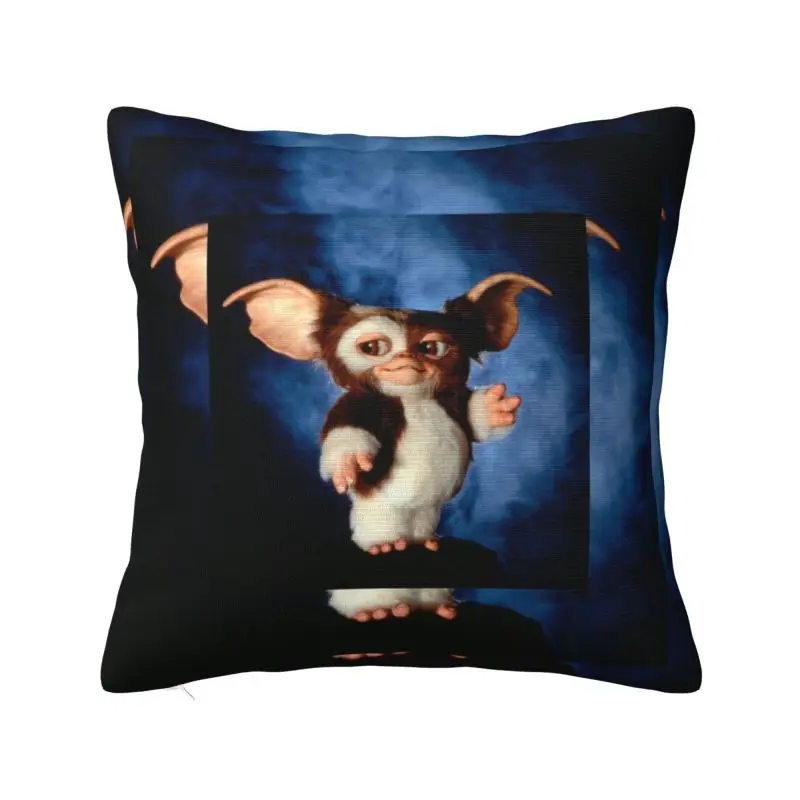 Gremlinss Mogwai Throw Pillow for Sofa Cute Gizmo Monster Movie Modern Cushion Cover Car Pillowcase