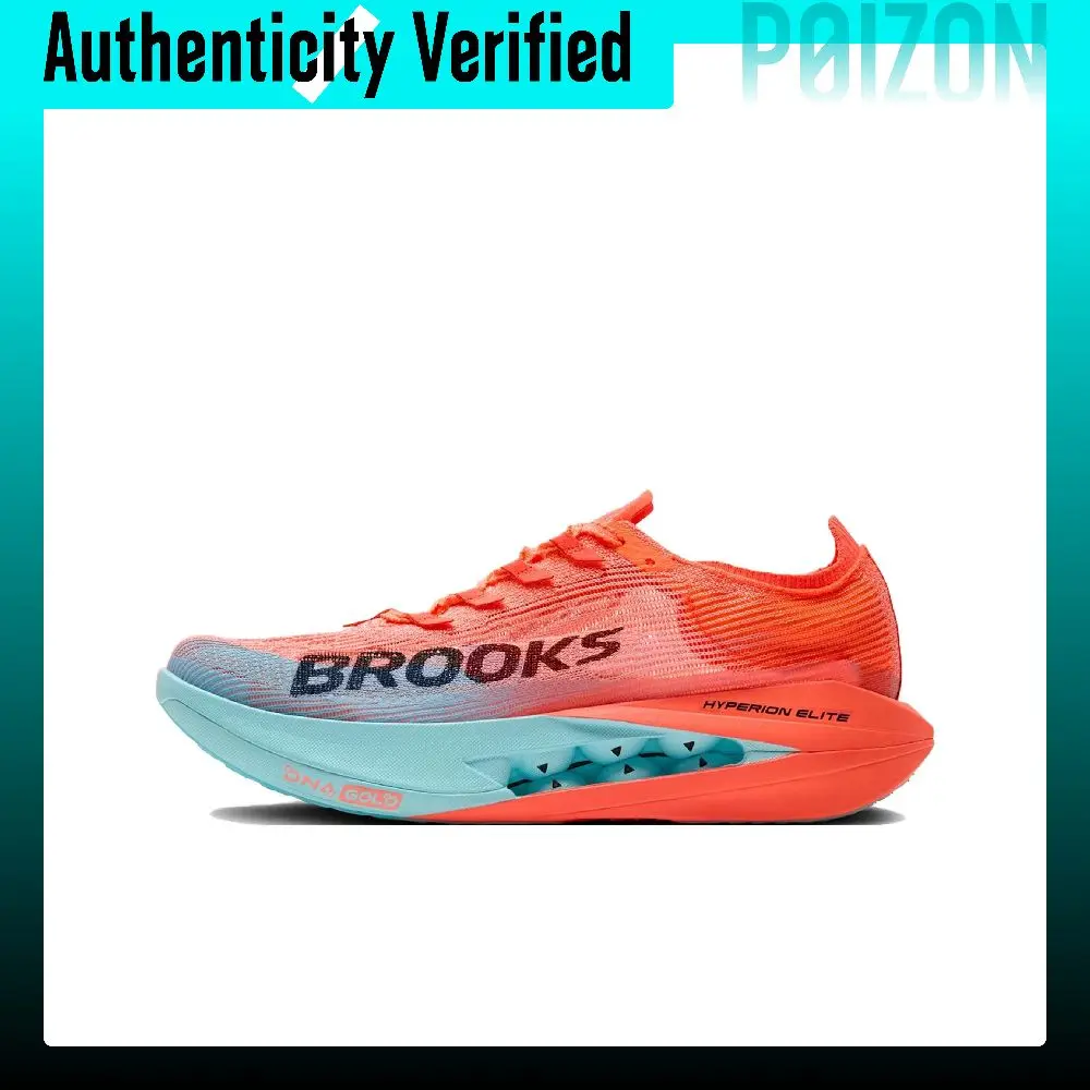 Brooks Breathable Low top Casual Marathon Racing Running Shoes Unisex Orange 100049-1D-681