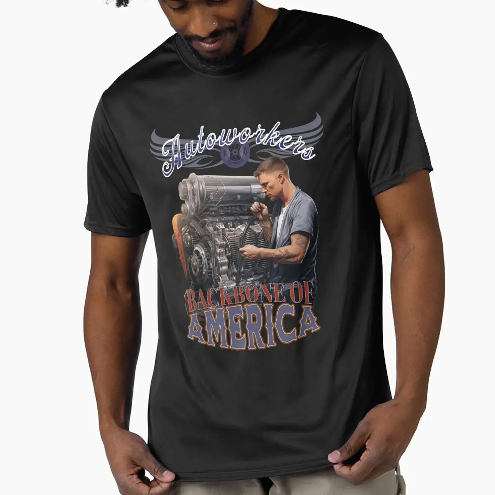 Autoworkers In rust we trust Car madness king of the road Up load designed and sold by JansenGS vintage Washed streetwear