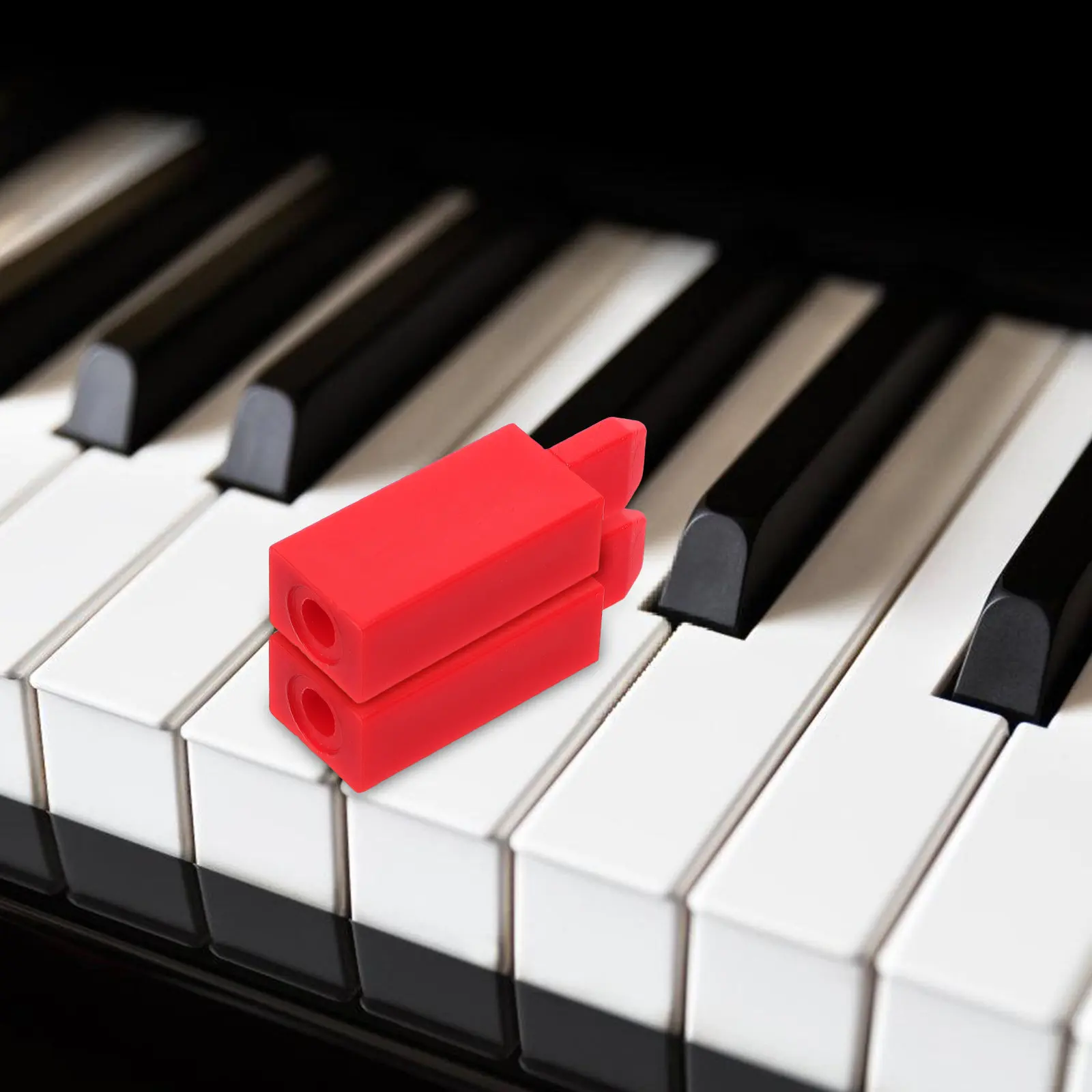4Pcs Red Piano Tuning Plugs Kit 3.4-3.7mm Hole Fit for Quick Emergency Fixes Daily Tuning Piano Technician Tools Musical