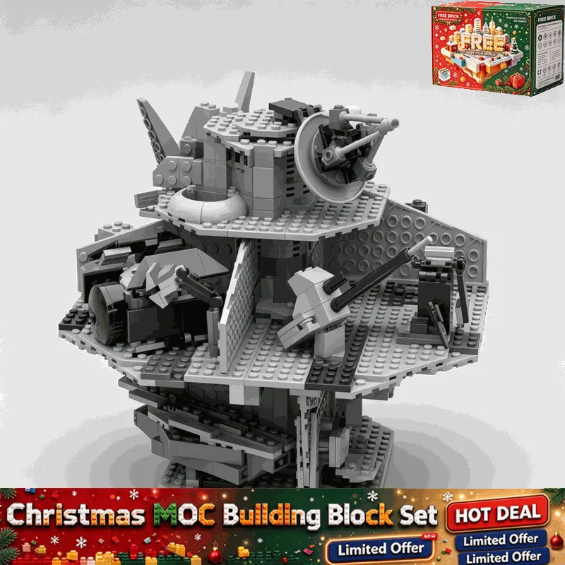 598PCS MOC Space Station Model Custom Building Blocks Future Design Galaxy Creative Assembly Gift For Boys Collection Display