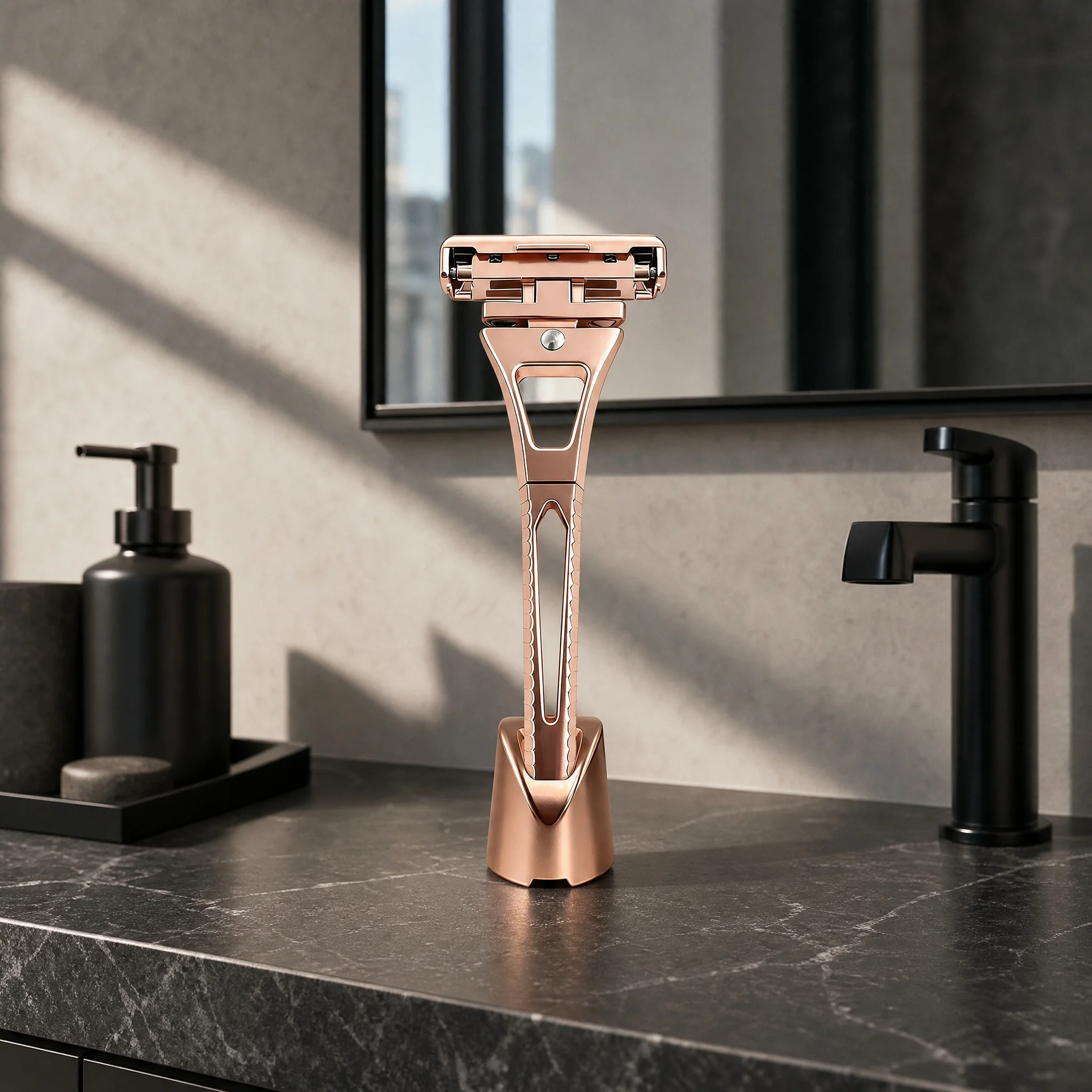 4중날 하프 블레이드 DE 안전 면도기 |   자석의  - Safety Razor Handle 리뷰 및 가격