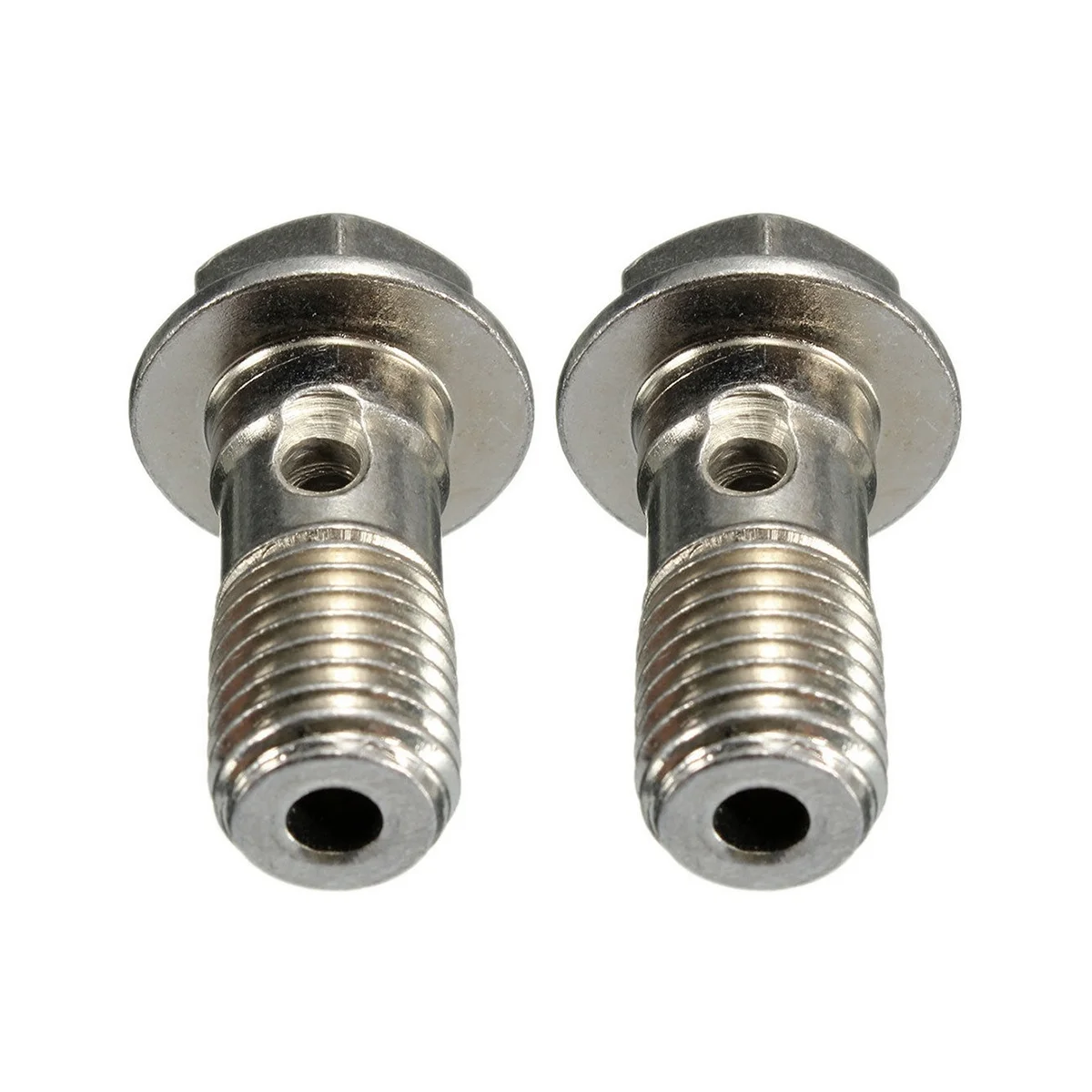 Tornillos Banjo de acero inoxidable para motocicleta, tornillo de cilindro maestro de freno, pinza de manguera, tornillo de embrague hidráulico, M10