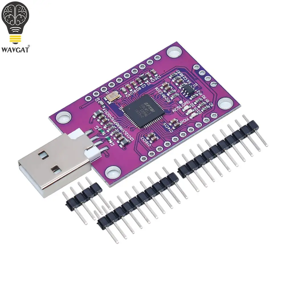 Высокоскоростной многофункциональный USB-модуль MCU FT232H с интерфейсами JTAG UART/FIFO SPI/I2C