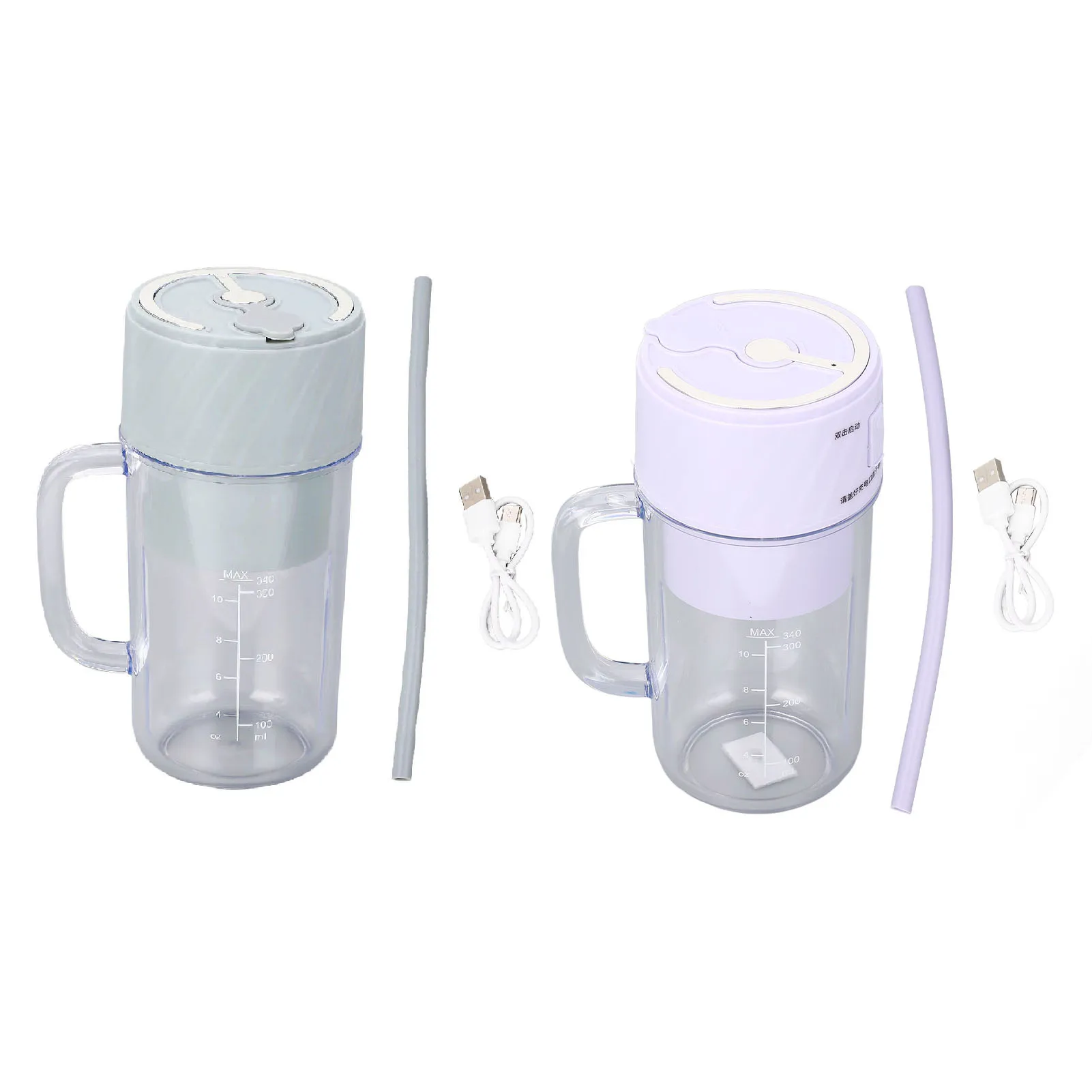 Miscelatore per succhi di frutta Sicurezza Multifunzionale Facile da pulire 10 lame Tazza per spremitura portatile Efficiente per viaggi succhi per la casa