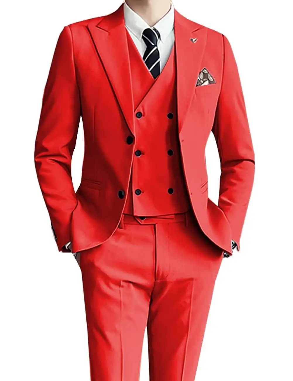 J89 Men\'s three-piece suit host banquet suit men\'s suit formal suit