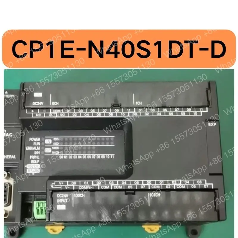 The second-hand CP1E-N40S1DT-D PLC controller tested OK and its function is intact