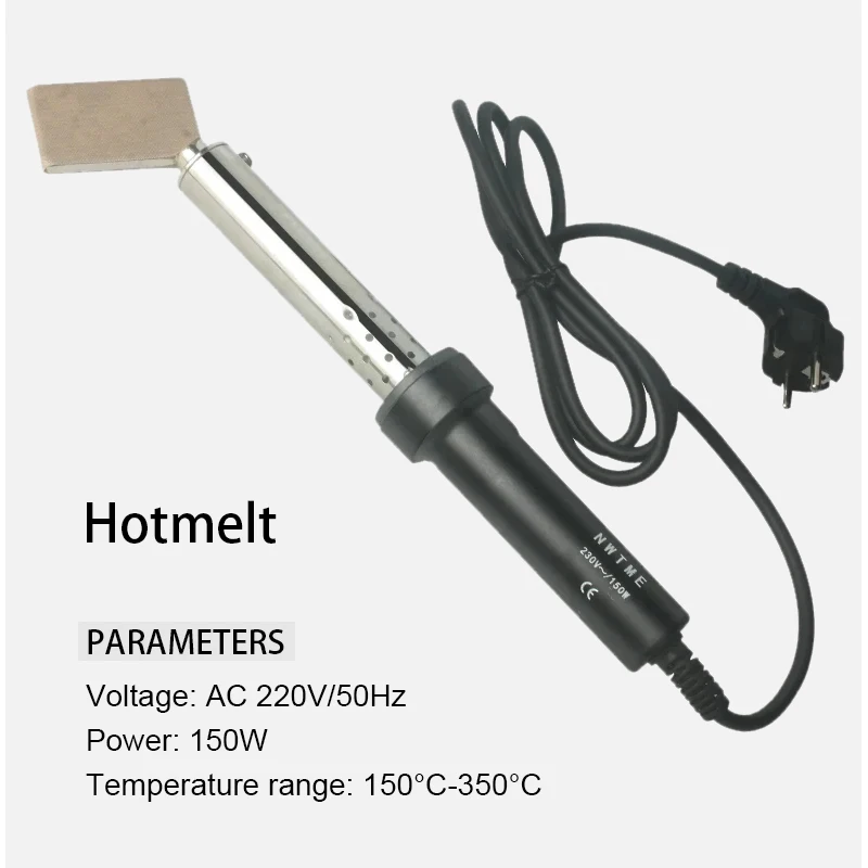 

Triangle Belt Splice Pliers Soldering Iron Splice Machine Hot Melt Machine 220V 150W PU Polyurethane Round Belt Round Strip