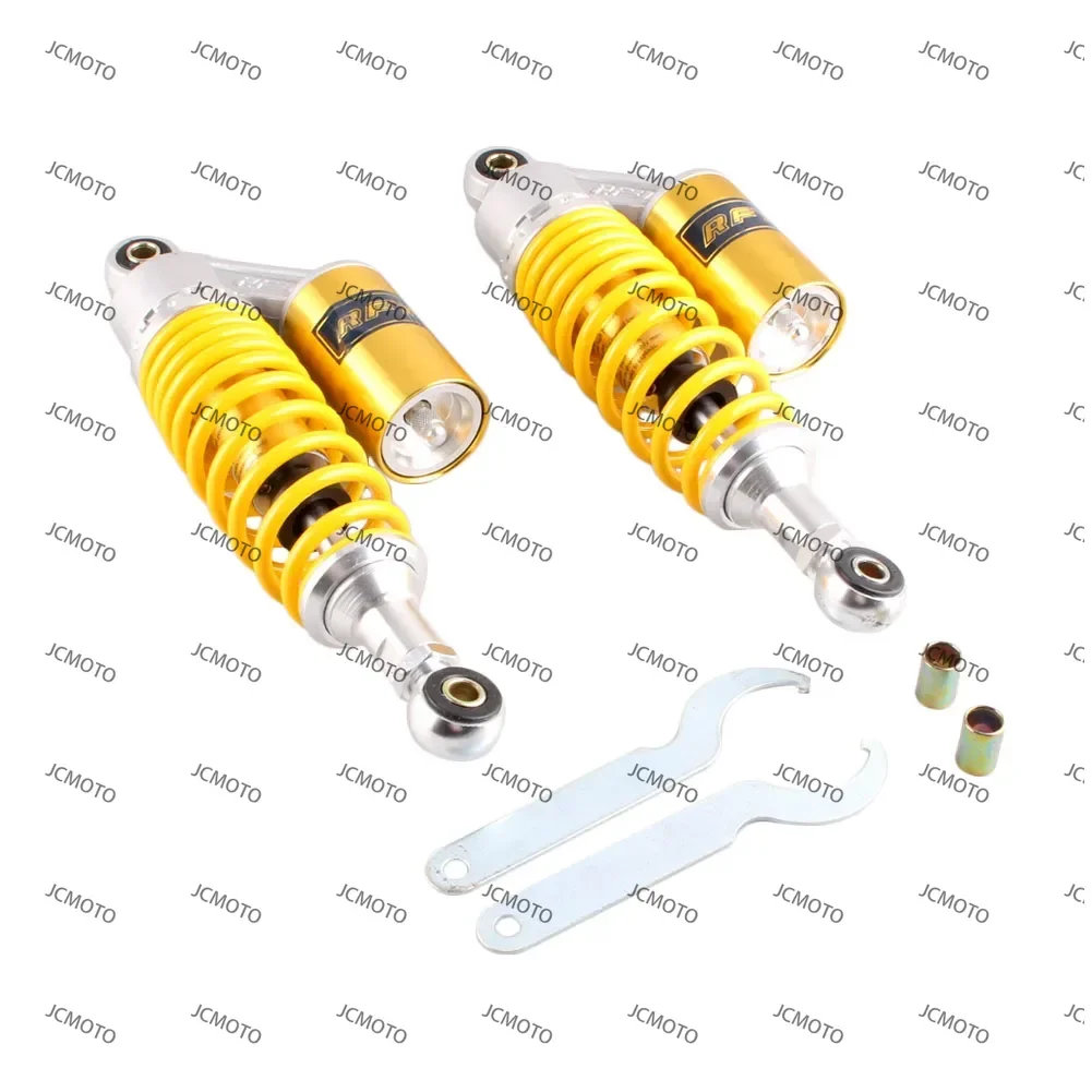 

Bikes Motorbike ATV Scooters Street 11" 280mm Rear Air Shock Absorbers Adjust