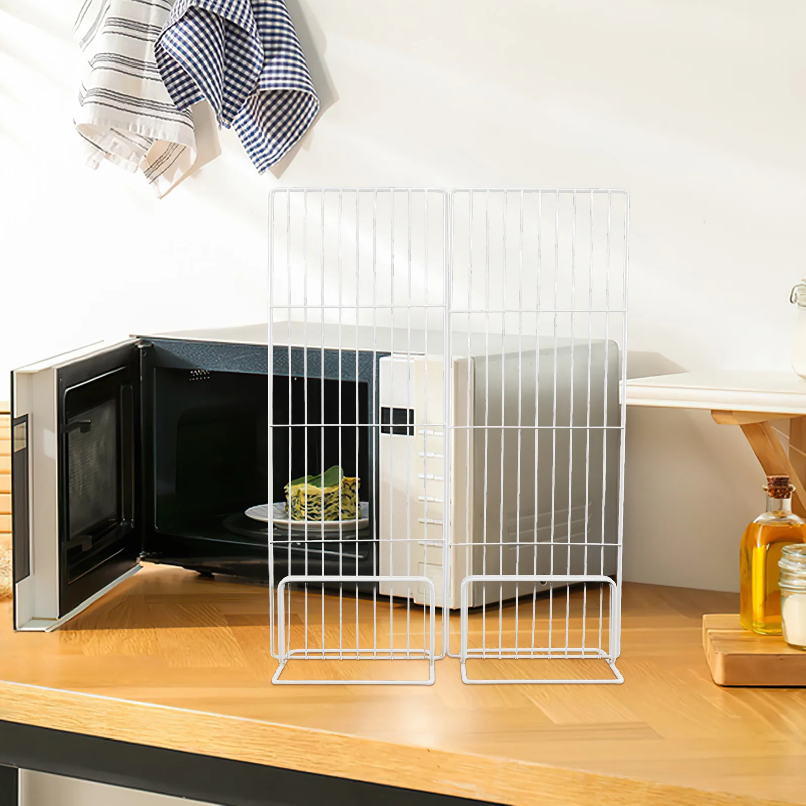 

Freezer Shelf Divider Iron Wire Adjustable Width 32-34Cm Refrigerator Partition Board Chest Freezer Separator Organizer