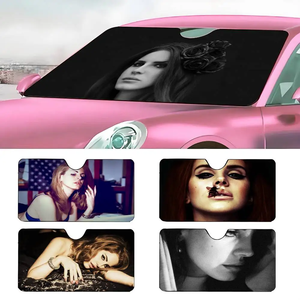 

SINGER Lana del RAI автомобильный солнцезащитный козырек от солнца на лобовое стекло автомобиля солнцезащитный козырек от ультрафиолета и внутренний охладитель