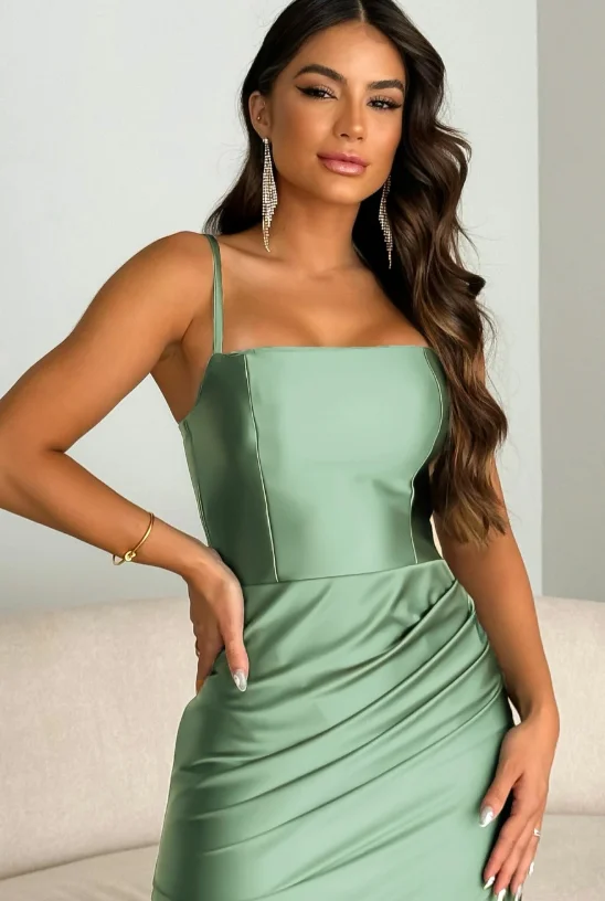 Wysokiej jakości, szyte na miarę, cienkie ramiączka bez ramiączek, elegancka sukienka do herbaty, luksusowa sukienka dla gościa weselnego Rochie Eleganta Nunta 원피스 فساتين