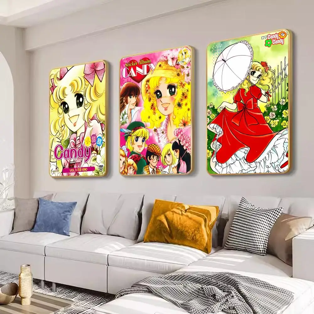 Candy Candy Anime Classic Movie Posters Vintage Room Bar Cafe Decor Nordic Home Decor