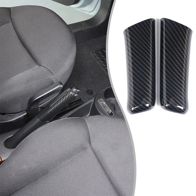 

For Fiat 500 2007-2025 ABS Car Central Control Gear Shift Parking Brake Rod Cover Tirm Sticker Car Accessories