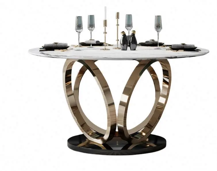 

&c Top Luxury Hotel Restaurant Round Marble Dining Table