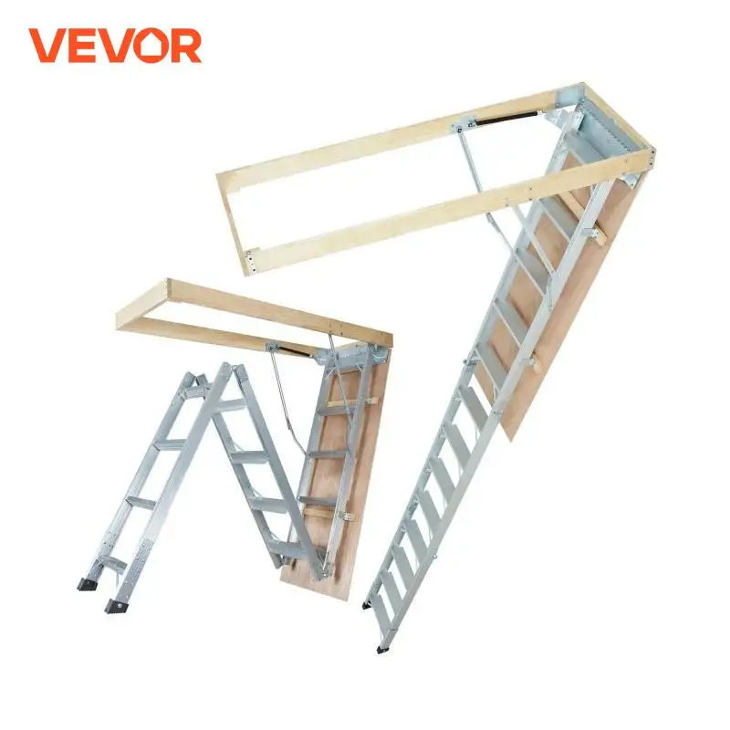 VEVOR Attic Ladder Foldable 350pound Capacity  22.5