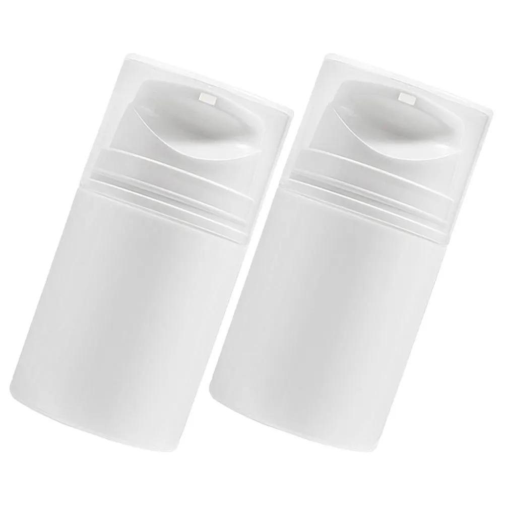 

2pcs Vacuum Press Bottles 100Ml Portable Travel Lotion Containers Refillable Sub Bottles For Skincare Makeup Toiletry