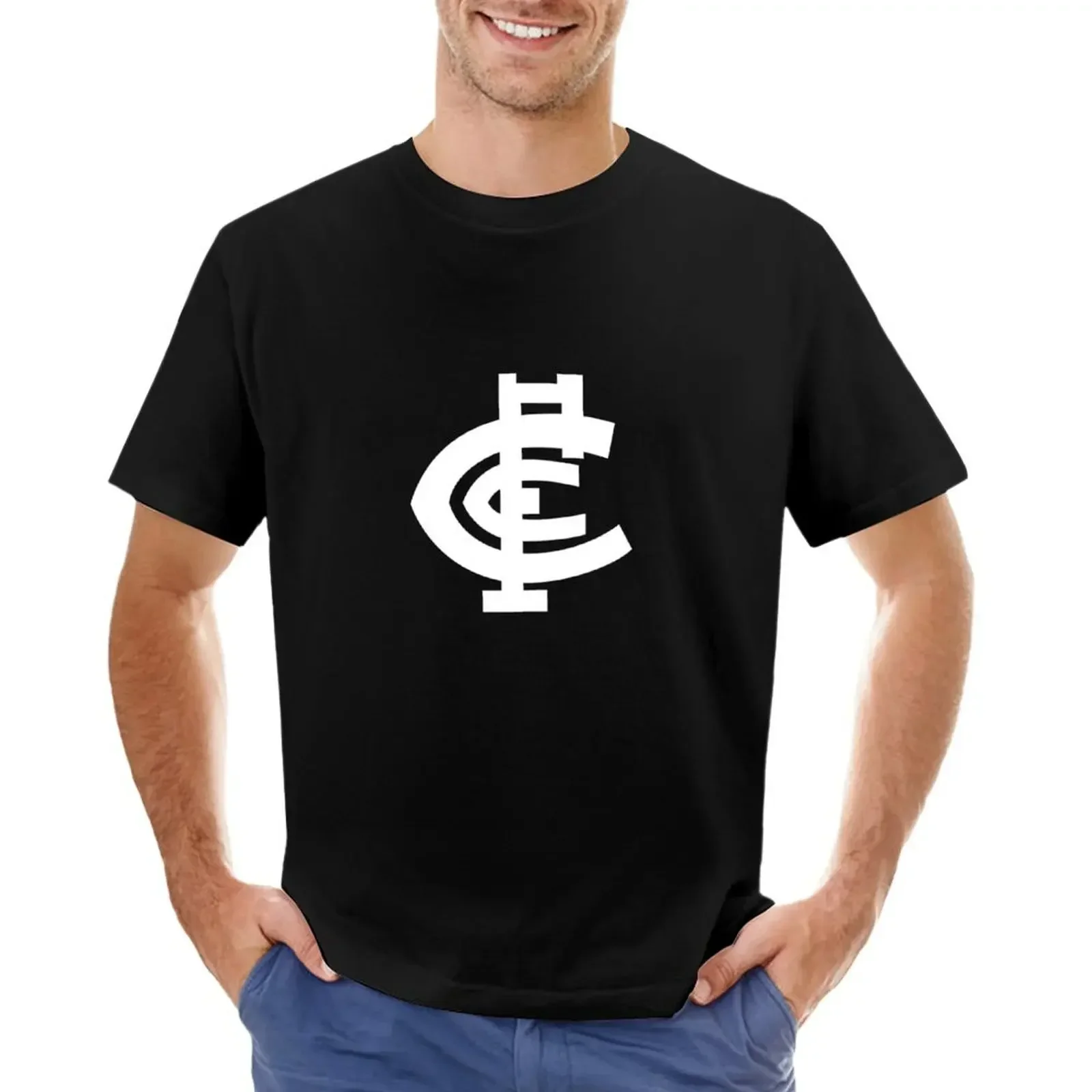 Carlton-logo T-shirt quick-drying animal prinfor boys customs men clothing